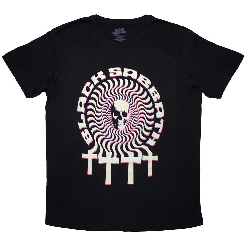 TSHIRT - Black Sabbath Hypnotic Skull Uni BL: S