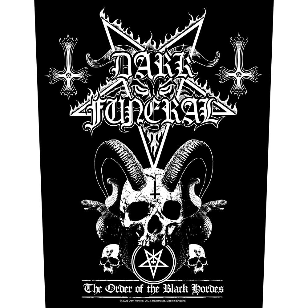 PATCH - Dark Funeral Order Of The Black Hordes Back Patch