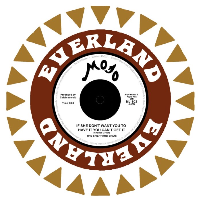 THE SHEPPARD BROS. - If She Don’t Want You To Have It You Can’t Get It / Mr. Fool - 7''