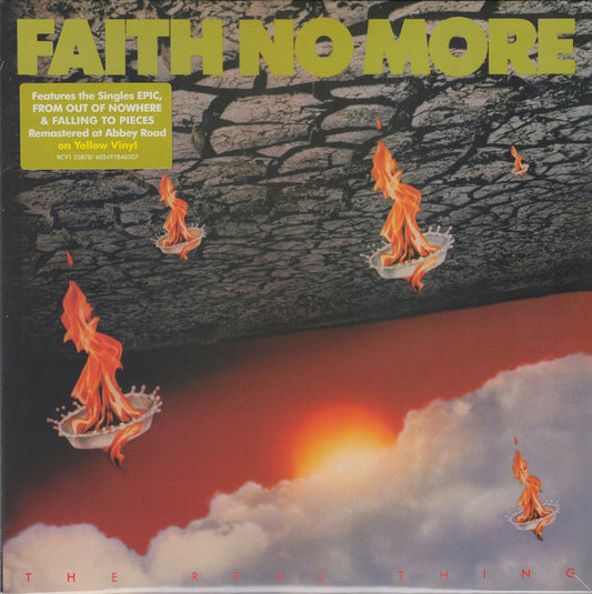 FAITH NO MORE - REAL THING (yellow) LP