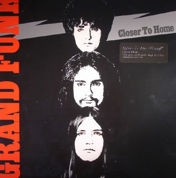 GRAND FUNK RAILROAD - CLOSER TO HOME LP