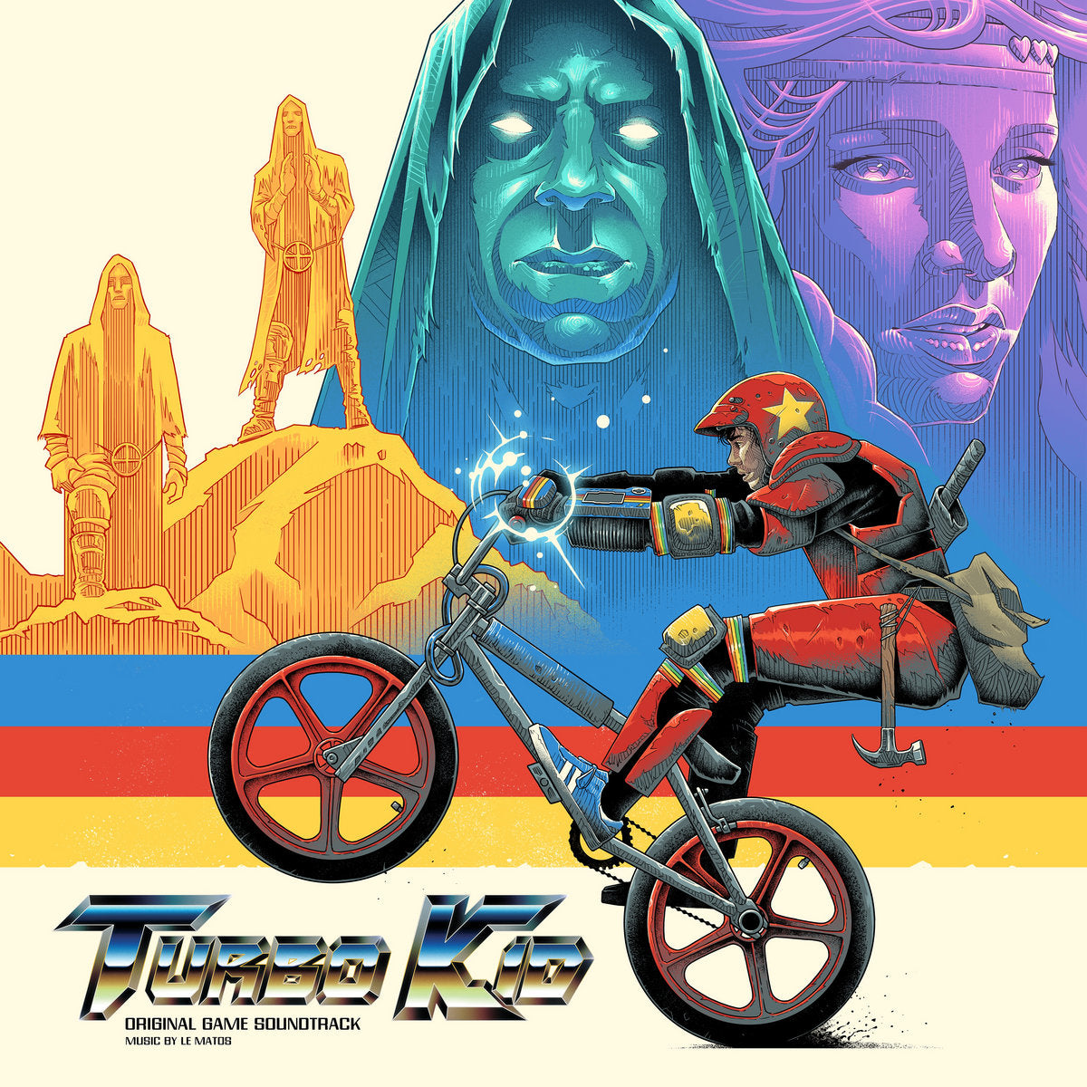 LE MATOS - Turbo Kid Original Game Soundtrack 2LP (Red/Blue)