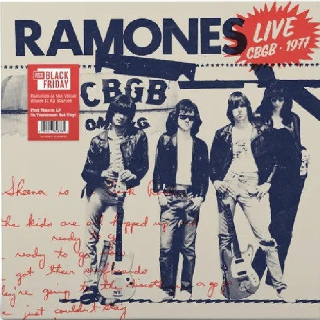 RAMONES - Live (CBGB • 1977) LP (Red)