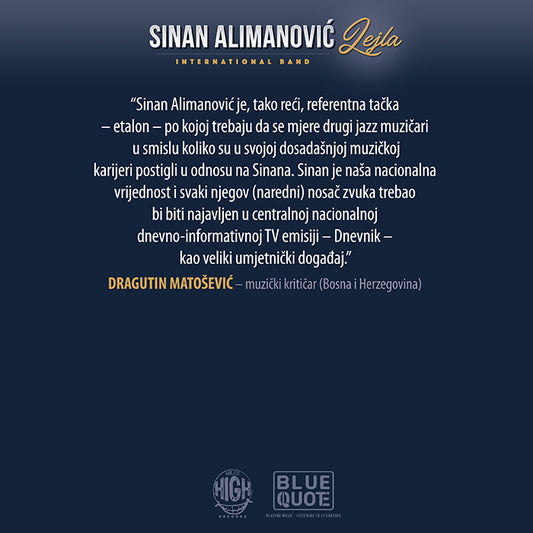 SINAN ALIMANOVIĆ INTERNATIONAL BAND - Lejla CD