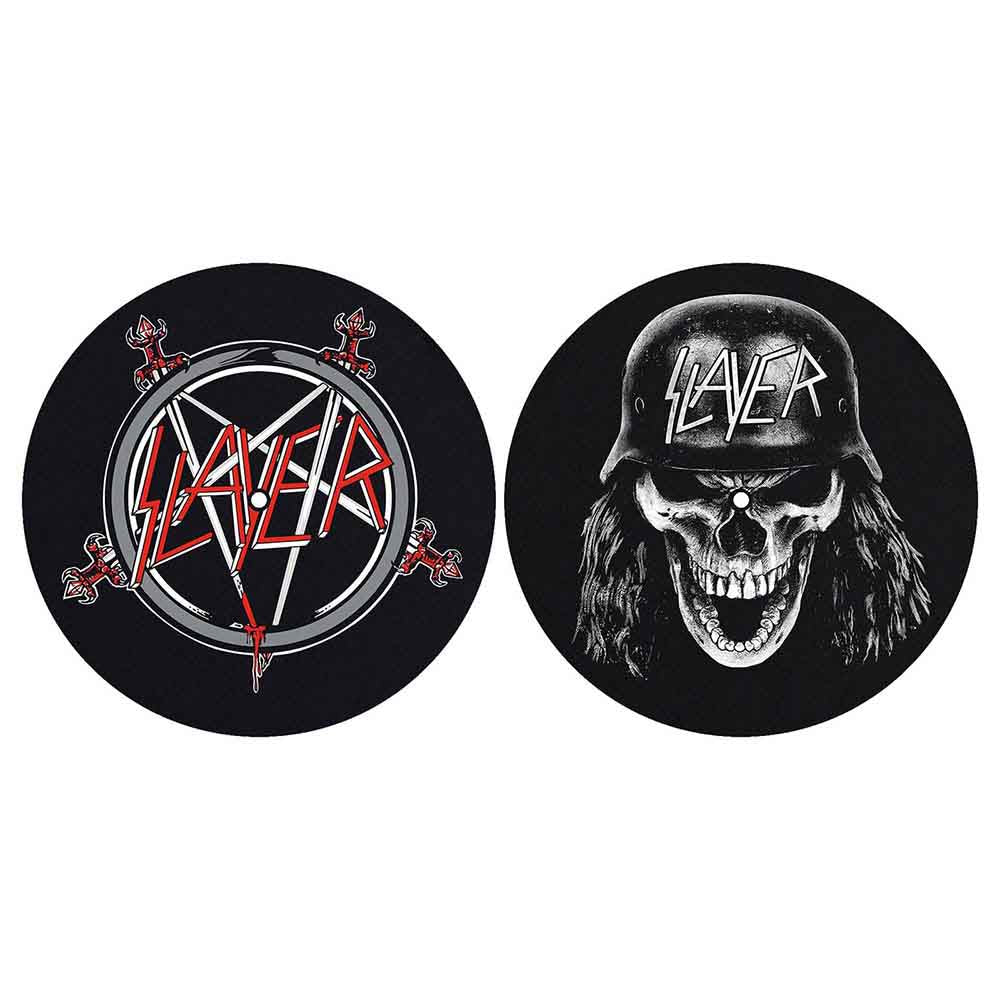 SLIPMAT - Slayer Pentagram / Wehrmacht Slipmat Pair