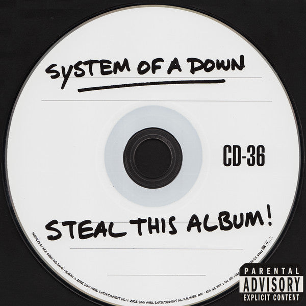 SYSTEM OF A DOWN - Steal This Album CD