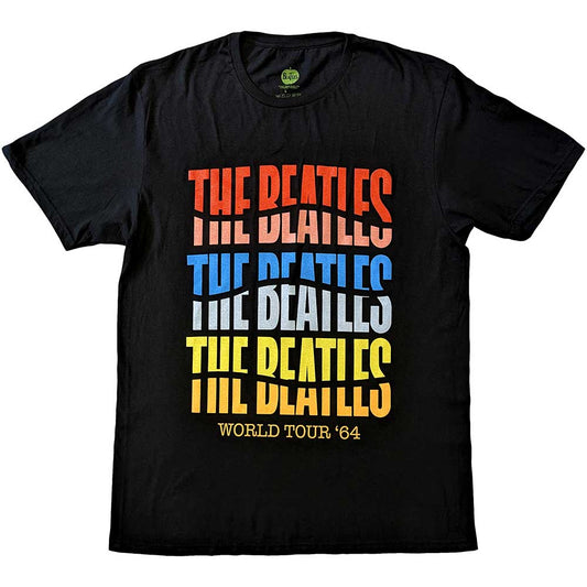 THE BEATLES - Colour Wave T-SHIRT