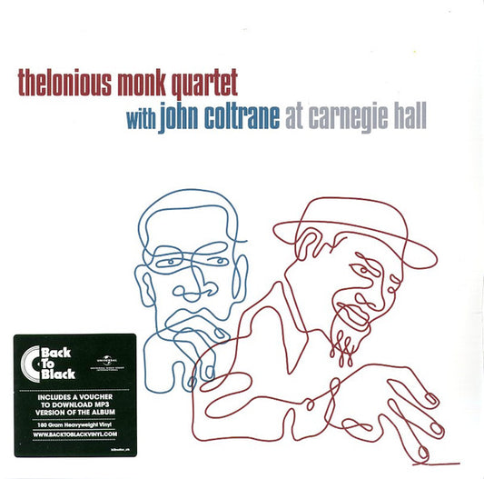 THELONIOUS MONK QUARTET With John Coltrane - At Carnegie Hall 2LP