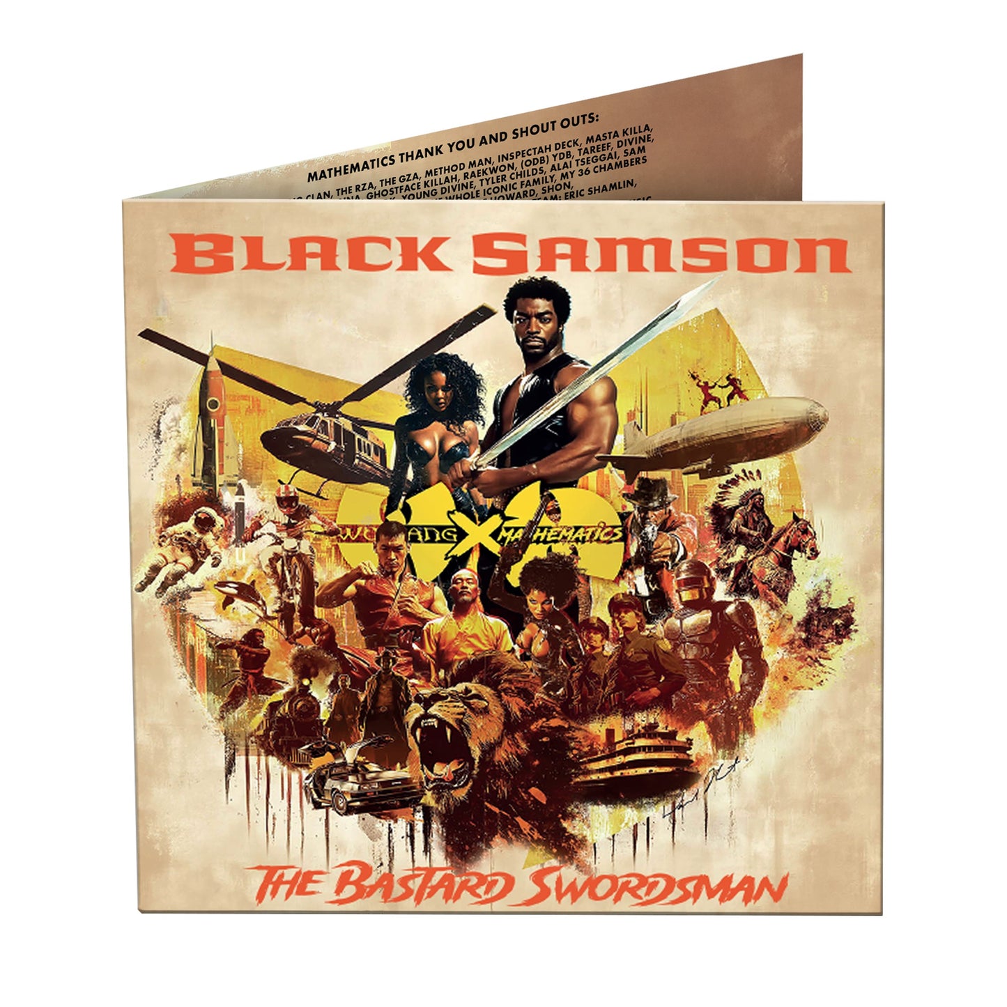 WU TANG X MATHEMATICS - Black Samson bastard swordsman DLX 2CD