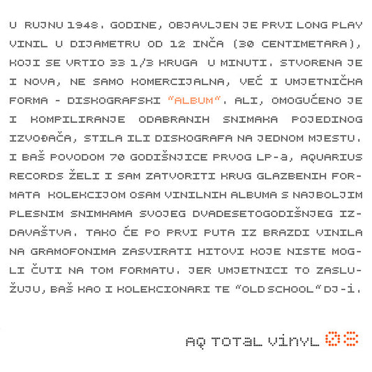 RAZNI IZVOĐAČI - AQ Total Vinyl 08 LP