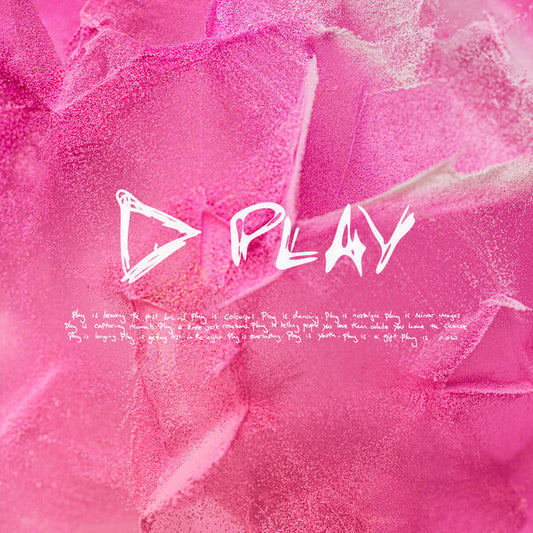 ED SHEERAN - Play LP (Pink & White Marbled)