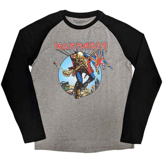 IRON MAIDEN - Trooper Burst Raglan Shirt