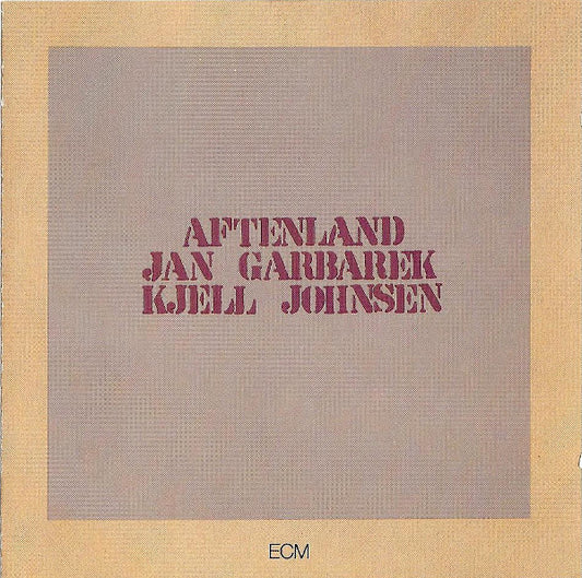 JAN GARBAREK - Aftenland CD