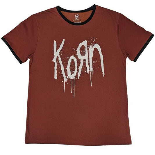 KORN - Logo Ringer T-Shirt
