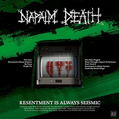 NAPALM DEATH - Resentment Is Always Seismic CD