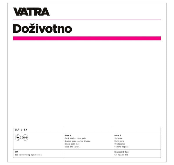 VATRA - Doživotno LP
