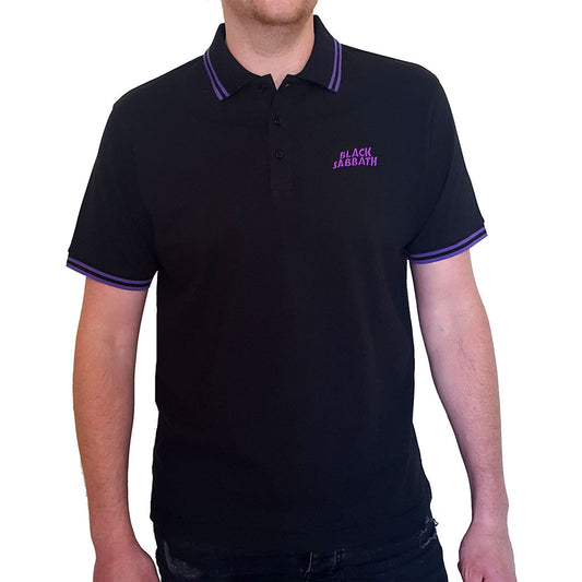 TSHIRT - Black Sabbath Wavy Logo Uni BL Polo