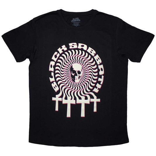 TSHIRT - Black Sabbath Hypnotic Skull Uni BL:  S