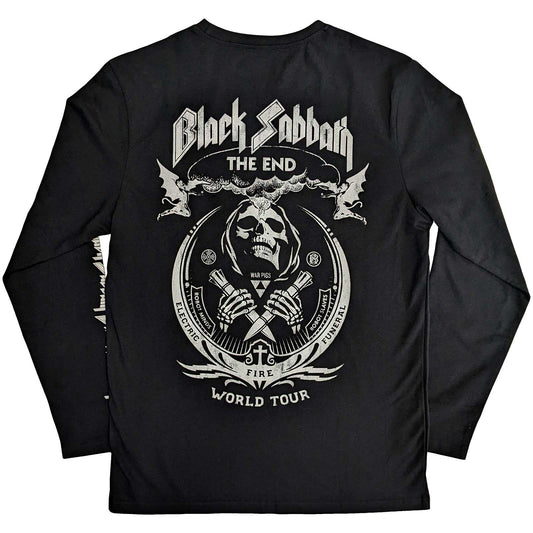 BLACK SABBATH - THE END MUSHROOM CLOUD Long Sleeve Shirt
