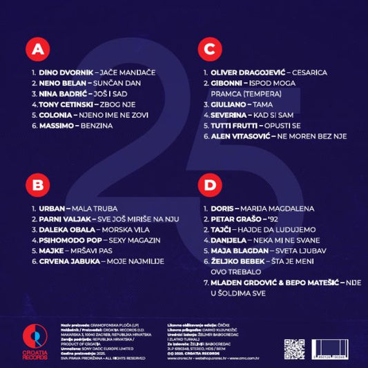 VARIOUS - Devedesete, 25 greatest hits 2LP