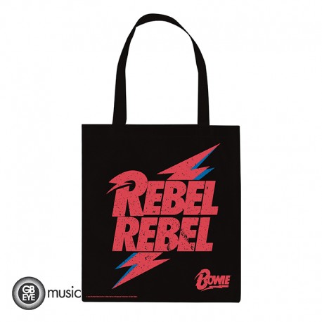 DAVID BOWIE - Rebel Rebel Cotton Tote BAG