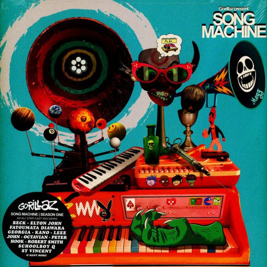 GORILLAZ - SONG MACHINE SEASON ONE LP (Blue Transparent Vinyl)