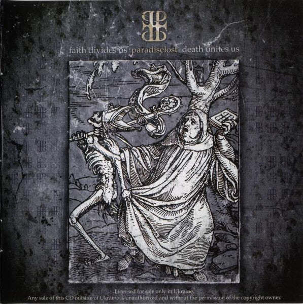 PARADISE LOST - Faith Divides Us - Death Unites Us CD