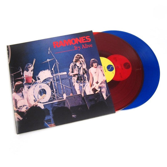 RAMONES - IT'S ALIVE 2xLP (Red/Blue Vinyl)