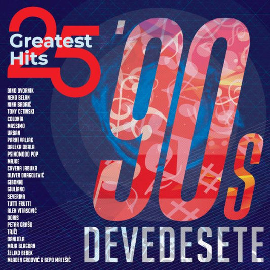 VARIOUS - Devedesete, 25 greatest hits 2LP