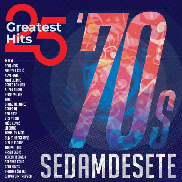 VARIOUS - Sedamdesete 25 Greatest hits 2LP