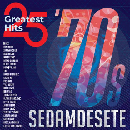 VARIOUS - Sedamdesete 25 Greatest hits 2LP