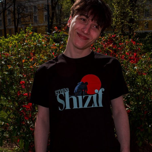 SHIZIF - Majica T-Shirt CRVENO-BIJELI LOGO