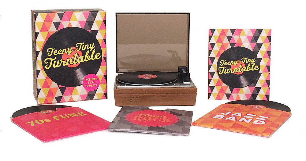 Minijaturni gramofon - Teeny-Tiny Turntable SOUVENIER
