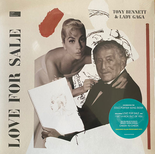 TONY BENNETT & LADY GAGA - Love for sale LP YELLOW