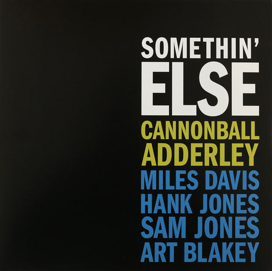 CANNONBALL ADDERLEY - Somethin' Else LP