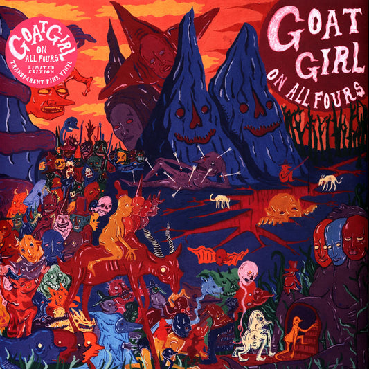 GOAT GIRL - On All Fours 2LP (Pink Vinyl)