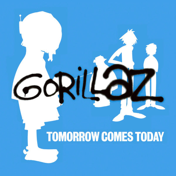 GORILLAZ - Tomorrow Comes Today 12'' EP (Blue/White)