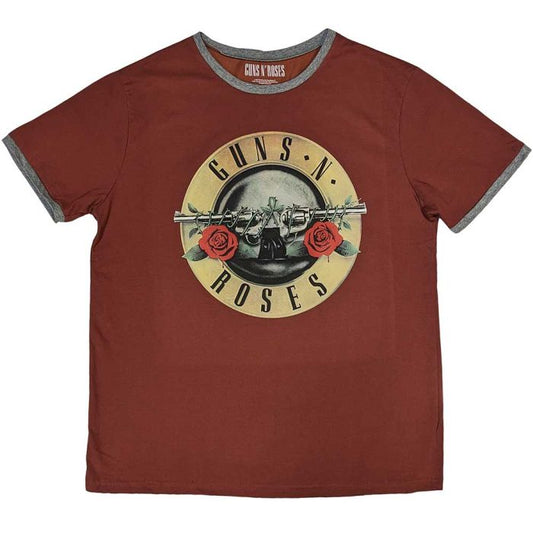 GUNS N' ROSES - Classic Logo Ringer T-Shirt