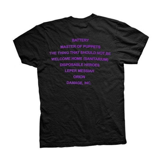 METALLICA - MASTER OF PUPPETS TRACKS T-Shirt