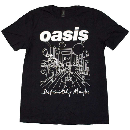 T-SHIRT - Oasis Definitely Maybe Line Draw